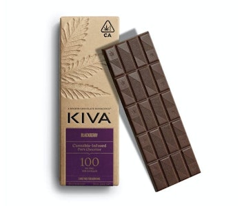 Kiva - KIVA BAR (BLACKBERRY) DARK CHOCOLATE