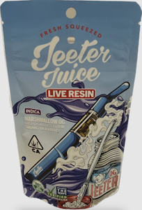Jeeter - MARSHMALLOW OG  (JEETER JUICE) 500MG LIVE RESIN DISPOSABLE  VAPORIZER