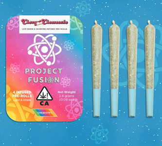 Chemistry - CHERRY CHEESECAKE LIVE RESIN & DIAMOND INFUSED 4-PACK