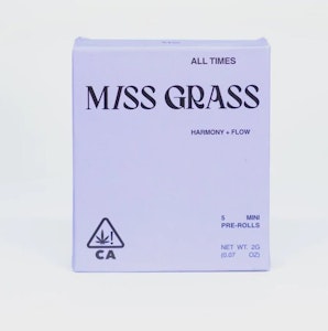 Miss grass - ALL TIMES 0.4G MINI PREROLL 5-PACK
