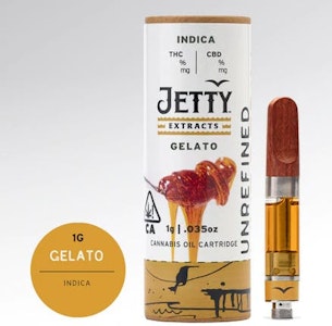 Jetty - GELATO (UNREFINED LIVE RESIN) 1G CARTRIDGE