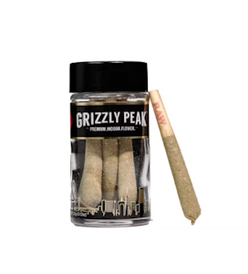 Grizzly peak - DOUBLE SCOOP CUB CLAWS DIAMOND & KIEF INFUSED .7G PREROLL 5-PACK