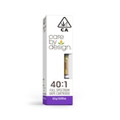 40:1 CBD  0.5G CARTRIDGE