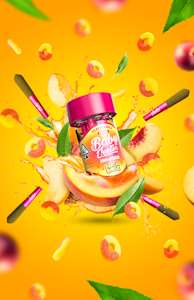 Jeeter - PEACH RINGZ BABY JEETER INFUSED 0.5G PREROLL 5-PACK