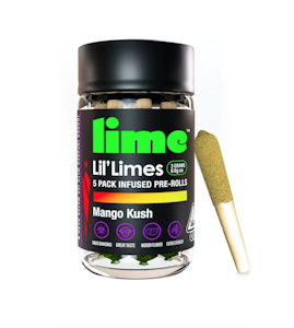 Lime - BLUE DREAM ( LIL' LIMES ) DIAMOND-INFUSED PREROLLS (5-PACK)